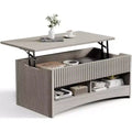 Amada Lift Top Coffee Table with Storage, Modern Center Table with Hidden Compartment, Rectangle Coffee Tables for Living Room, Small Spaces,Office