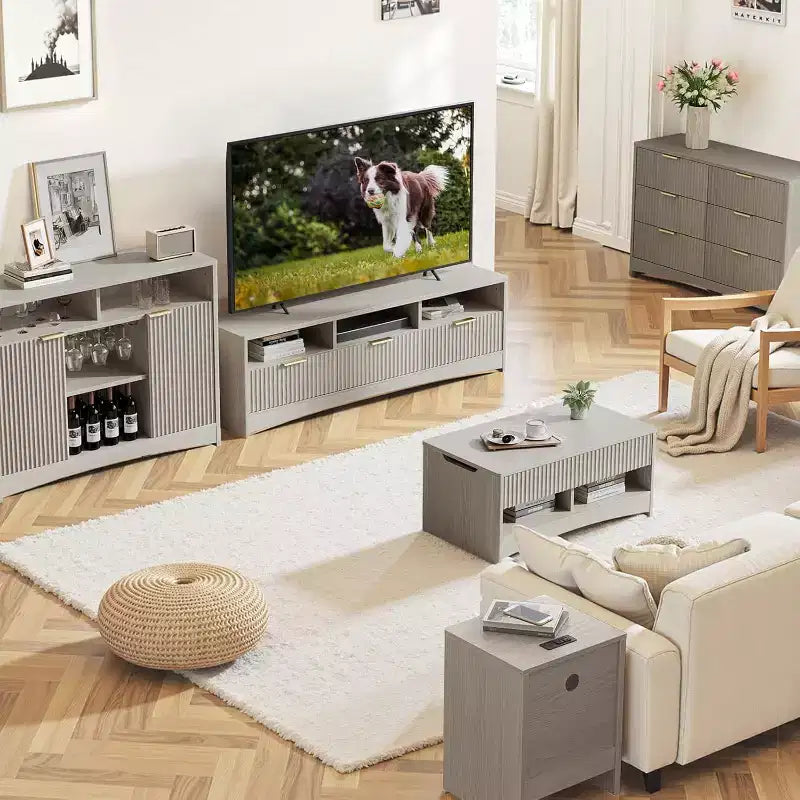 Amada Lift Top Coffee Table with Storage, Modern Center Table with Hidden Compartment, Rectangle Coffee Tables for Living Room, Small Spaces,Office