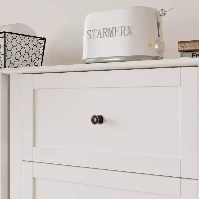 6 Drawers Dresser for Bedroom, Modern Dresser with Deep Drawers and Nickel Round Handle, Wooden Bedroom Drawer Dresser,for Bedroom,Living Room