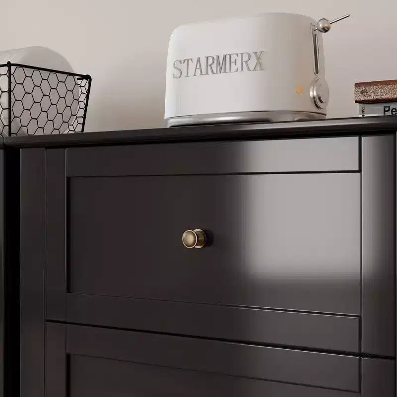 6 Drawers Dresser for Bedroom, Modern Dresser with Deep Drawers and Nickel Round Handle, Wooden Bedroom Drawer Dresser,for Bedroom,Living Room