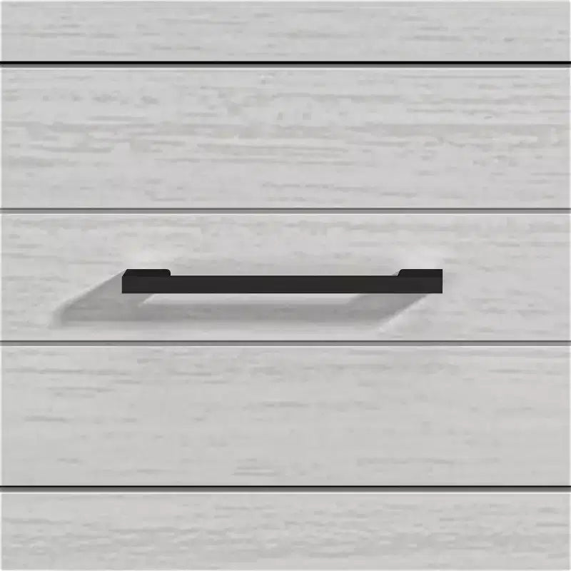 Galano Hamsper 6 Drawer Dresser (Interlock) - Pearl White Oak