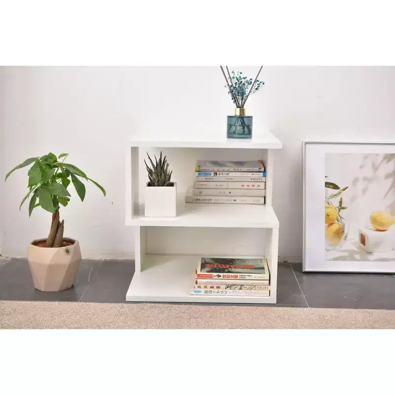 Okak Modern Cube Storage Organizer with 2/3/5-layer, Bookshelf with Minimalist design, Bookcase for Living Room, Office, Bedroom