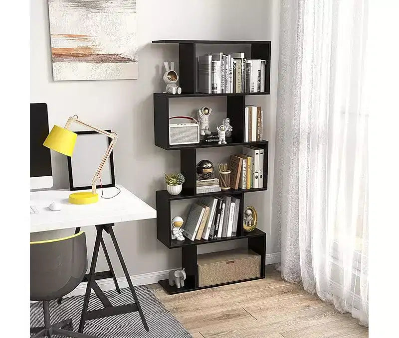 Okak Modern Cube Storage Organizer with 2/3/5-layer, Bookshelf with Minimalist design, Bookcase for Living Room, Office, Bedroom