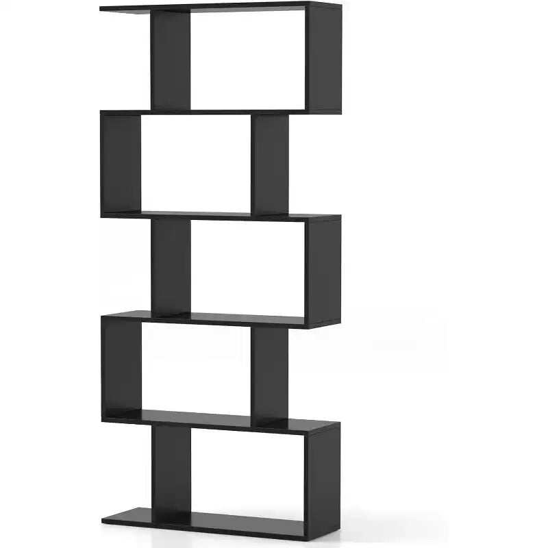 Okak Modern Cube Storage Organizer with 2/3/5-layer, Bookshelf with Minimalist design, Bookcase for Living Room, Office, Bedroom