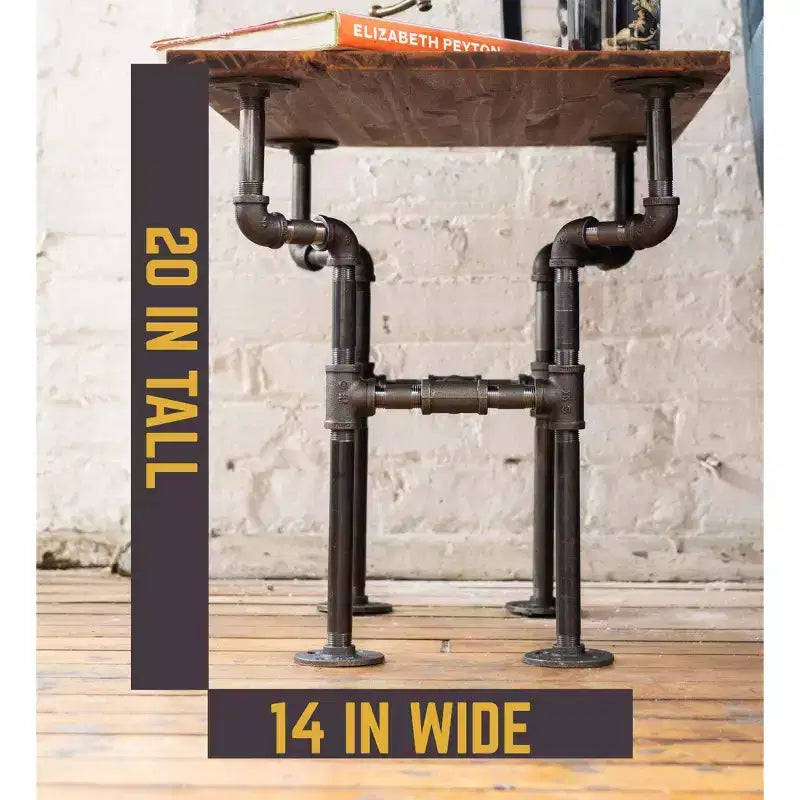 Streetlights End Table By PIPE DECOR