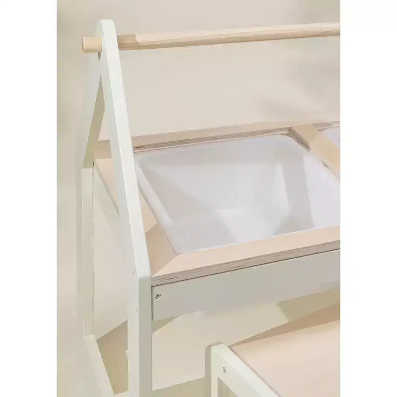 Coco Village - Multifunction Wooden Art & Sensory Table W/ Stools