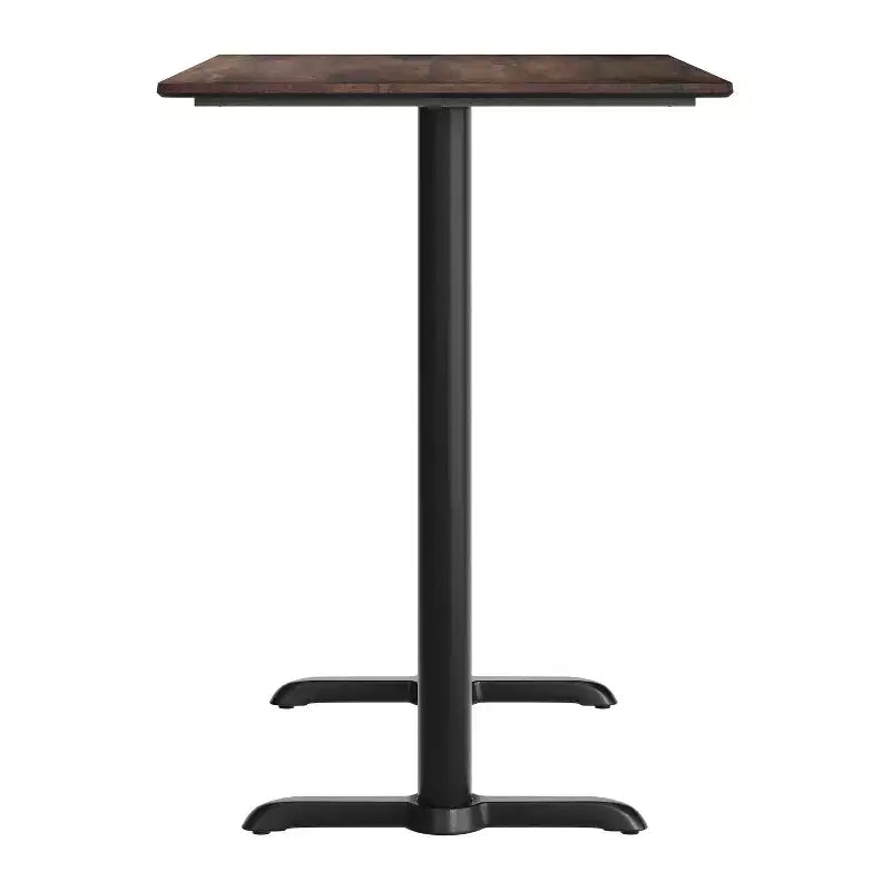 Flash Furniture Acadia Tabletop with TopGuard HPL Technology and Bar Height Base
