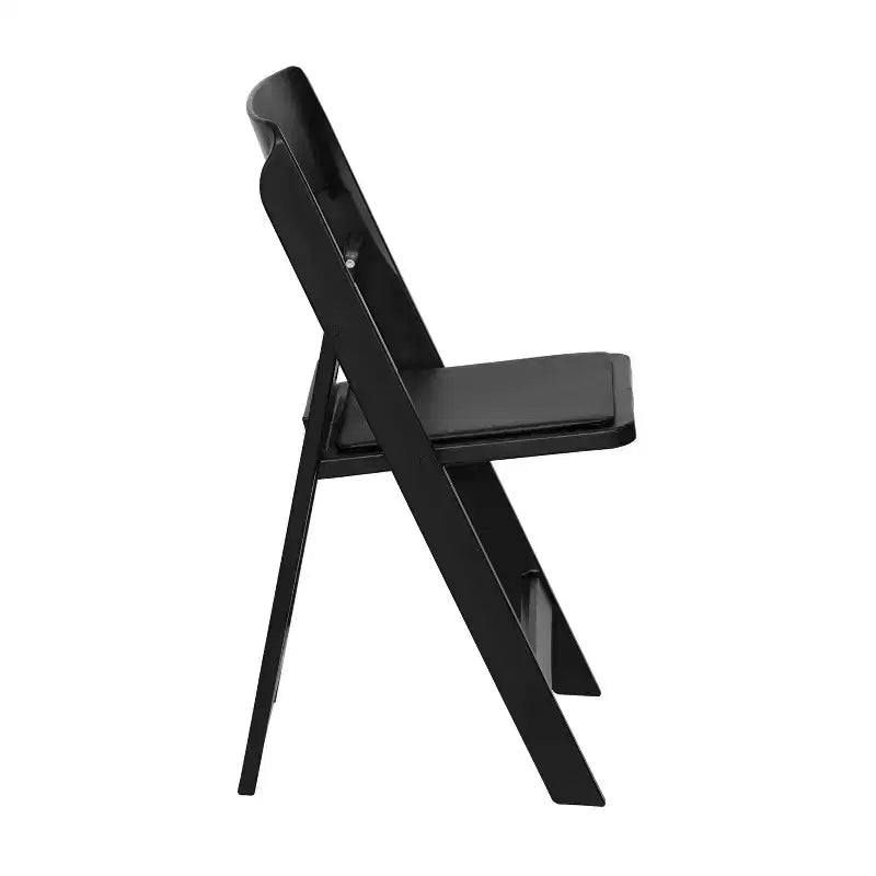 Flash Furniture Hercules Tucker Lightweight Foldable Chair with Removable Vinyl Padded Seat for Indoor Outdoor Use