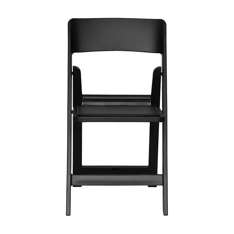 Flash Furniture Hercules Tucker Lightweight Foldable Chair with Removable Vinyl Padded Seat for Indoor Outdoor Use