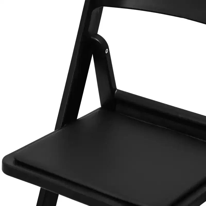 Flash Furniture Hercules Tucker Lightweight Foldable Chair with Removable Vinyl Padded Seat for Indoor Outdoor Use