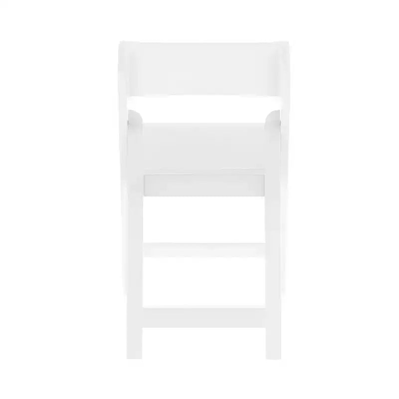 Flash Furniture Hercules Tucker Lightweight Foldable Chair with Removable Vinyl Padded Seat for Indoor Outdoor Use