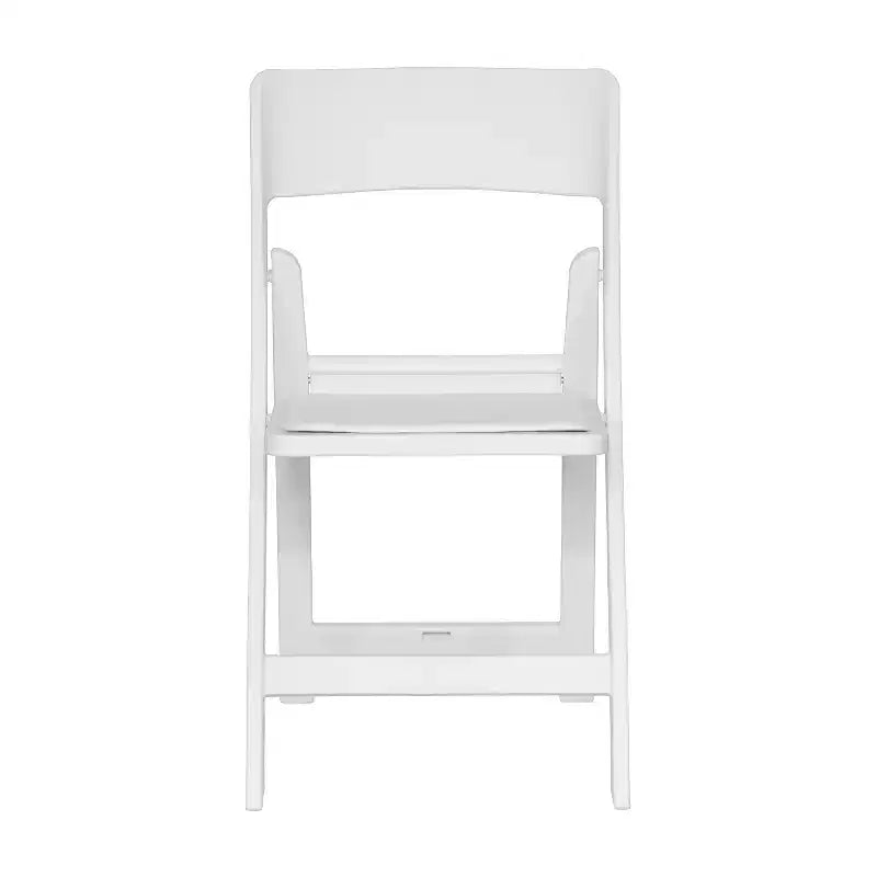 Flash Furniture Hercules Tucker Lightweight Foldable Chair with Removable Vinyl Padded Seat for Indoor Outdoor Use