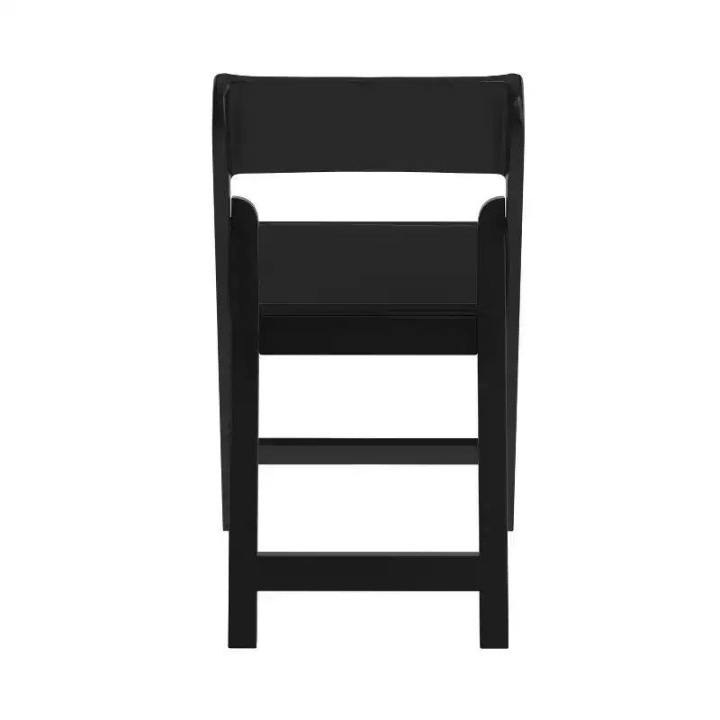 Flash Furniture Hercules Tucker Lightweight Foldable Chair with Removable Vinyl Padded Seat for Indoor Outdoor Use