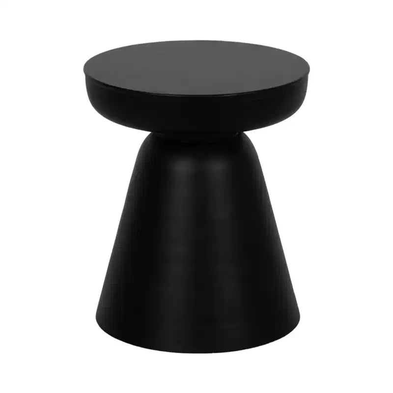 Natural Wood Round Side End Table for Living Room Decor - Handcrafted Accent Table with Pedestal Base