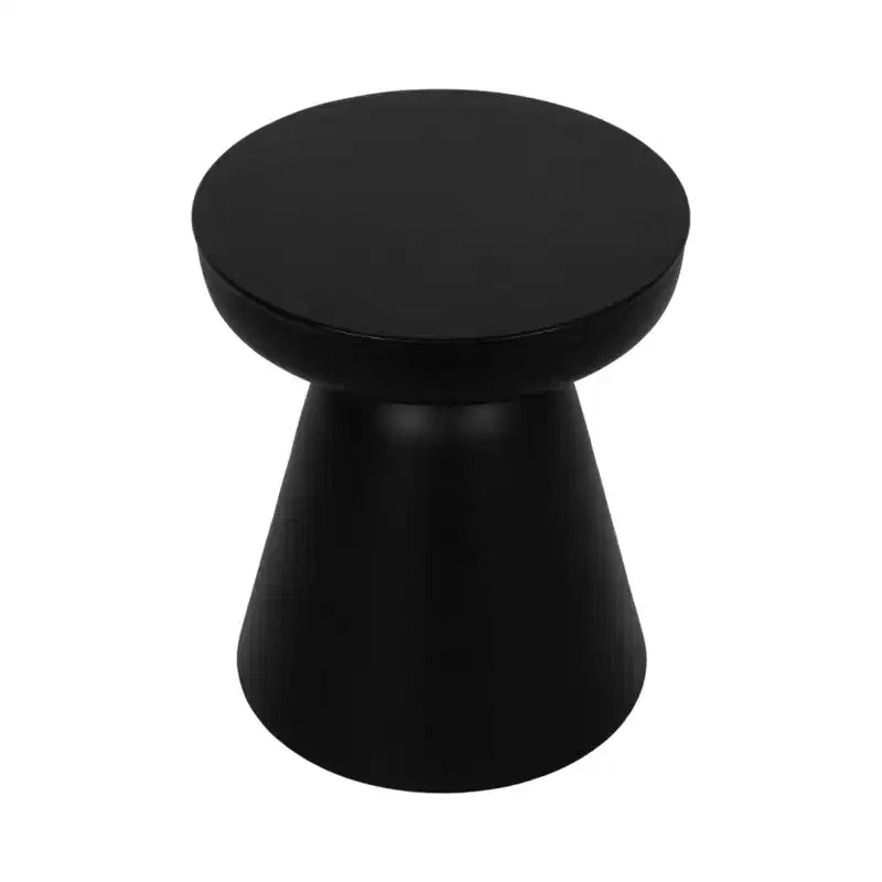 Natural Wood Round Side End Table for Living Room Decor - Handcrafted Accent Table with Pedestal Base