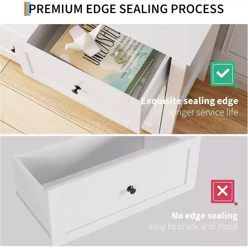 6 Drawers Dresser for Bedroom, Modern Wood Storage Chest, Storage Organizer, for Living Room, Entryway