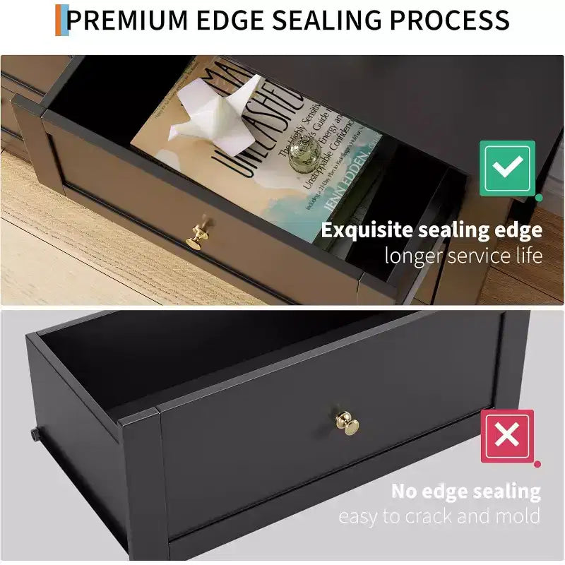 6 Drawers Dresser for Bedroom, Modern Wood Storage Chest, Storage Organizer, for Living Room, Entryway