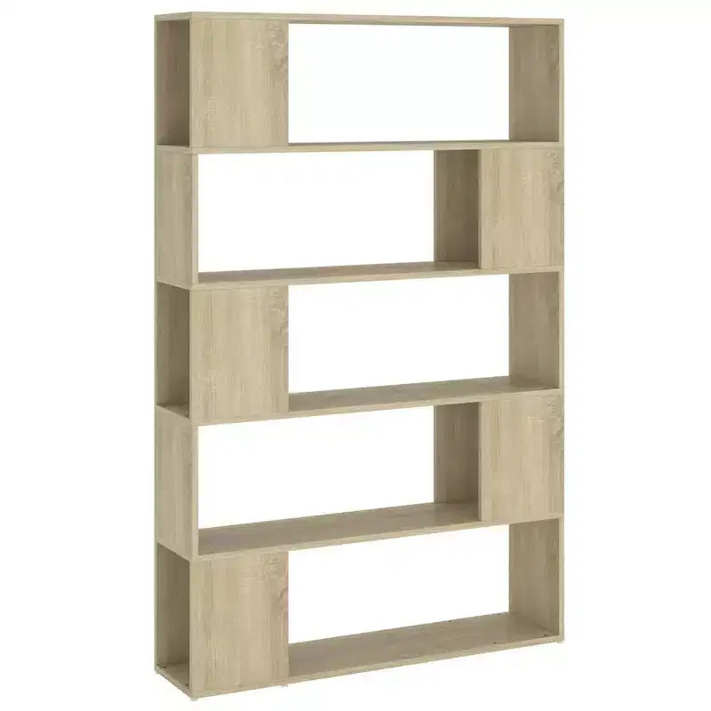 vidaXL Book Cabinet Room Divider Sonoma Oak Engineered Wood Medium
