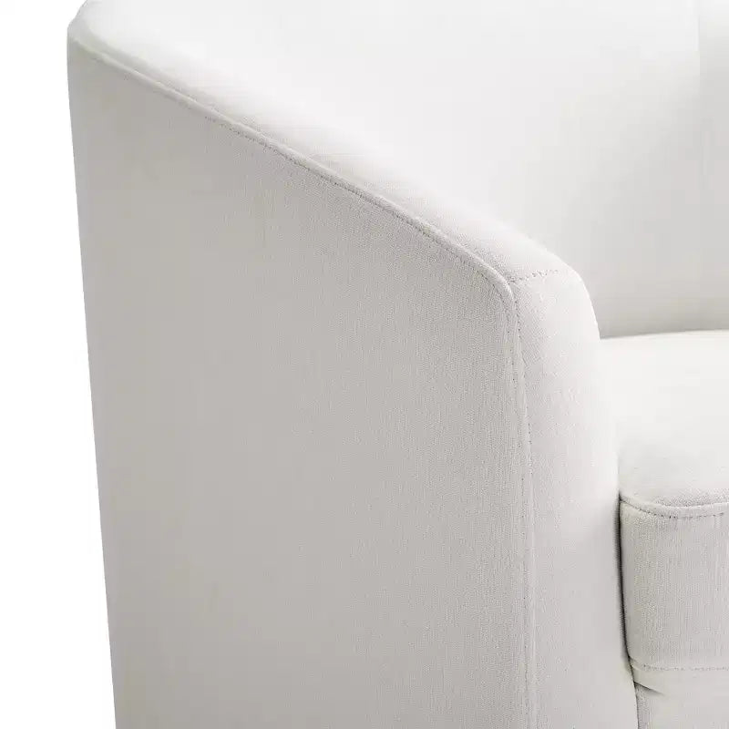 Dyonery Swivel Barrel Accent Chair,Modern Accent Armchairs, 360 Modern Comfy Reading Chair for Living Room & Bedroom
