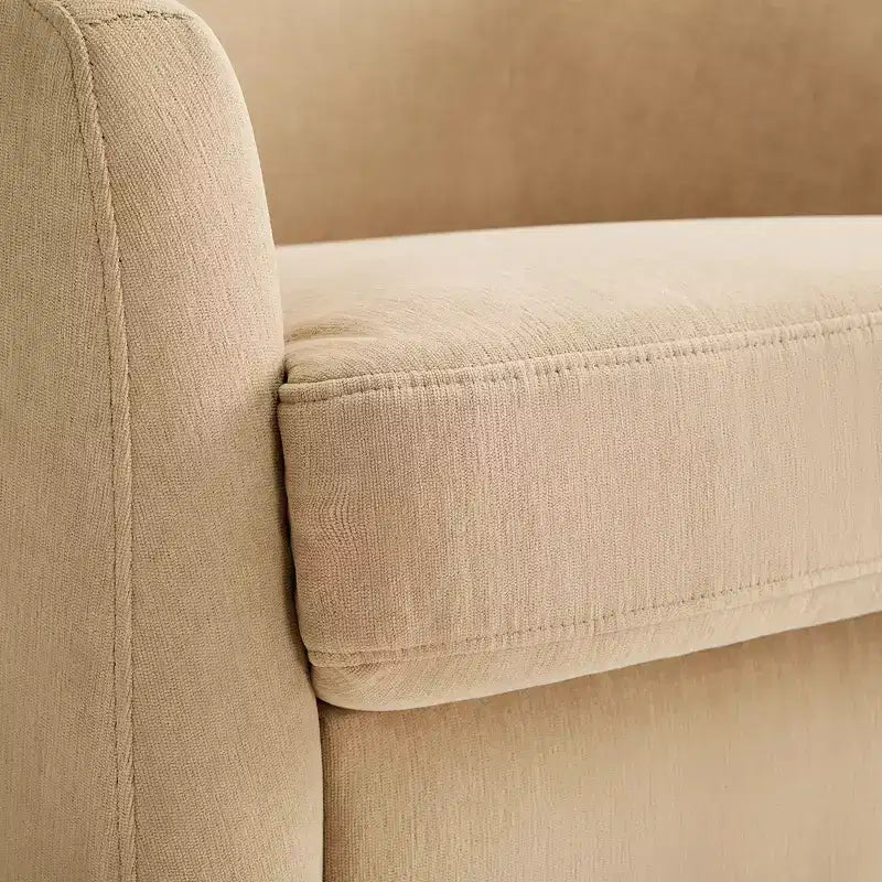 Dyonery Swivel Barrel Accent Chair,Modern Accent Armchairs, 360 Modern Comfy Reading Chair for Living Room & Bedroom