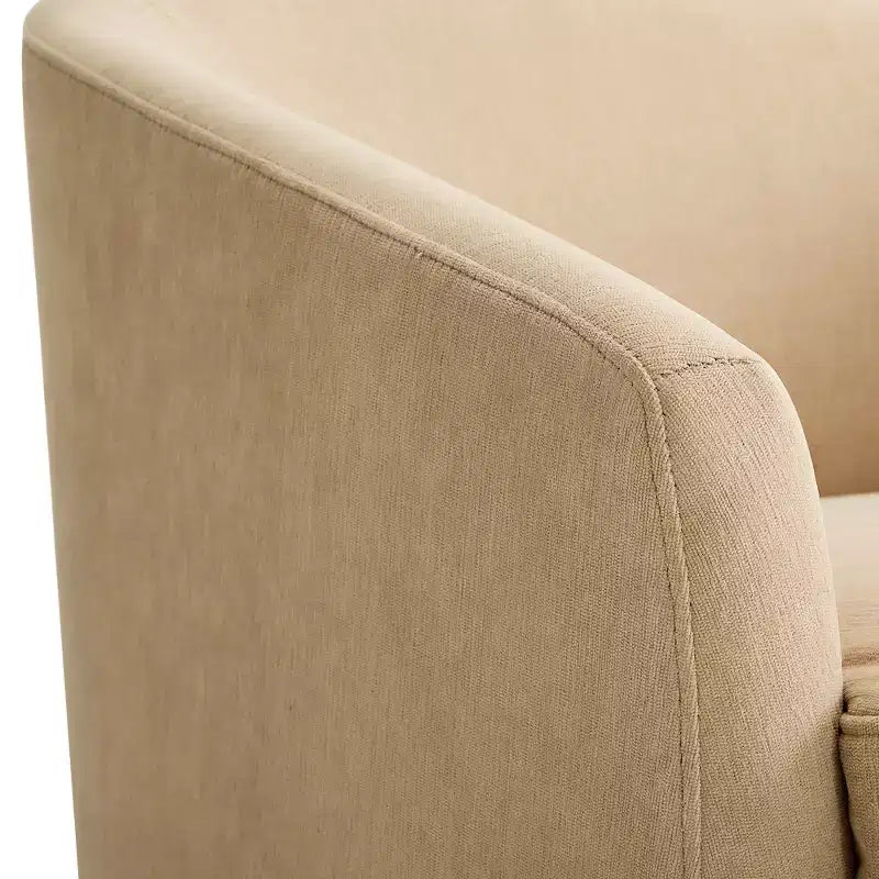 Dyonery Swivel Barrel Accent Chair,Modern Accent Armchairs, 360 Modern Comfy Reading Chair for Living Room & Bedroom